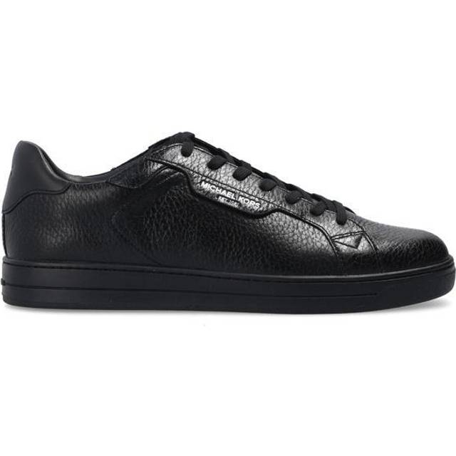 MK Keating Pebbled Leather Trainers - Black - Michael Kors - UK 11