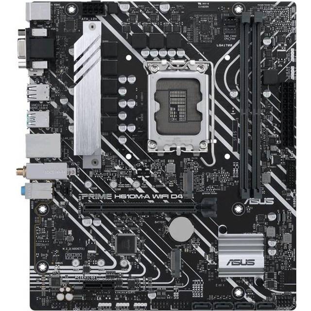 ASUS PRIME H610M-A WIFI D4 Intel H610 (LGA 1700) mic-ATX motherboard with DDR4