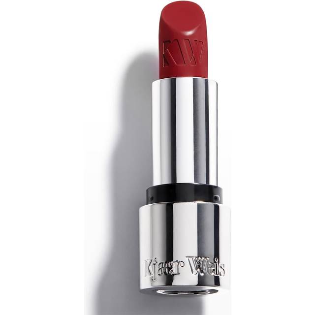 Kjaer Weis Red Lipstick. Hydrating Red Lip Color with Soft Satin Finish. Organic  Nourishing Ingredients for Long Lasting Red Lip stick with Smudge-Pr