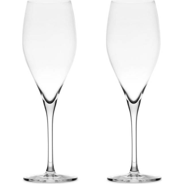 Nude Glass Set Of 2 Vintage Champagne Glasses