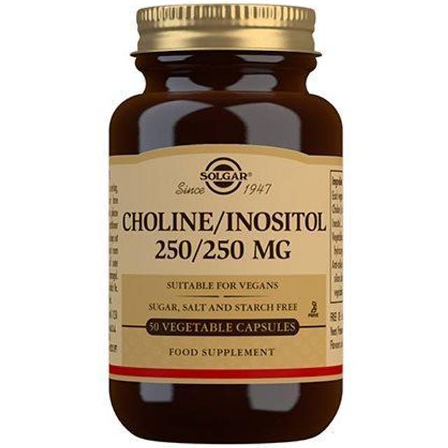 Solgar Choline+Inositol, 50 kaps