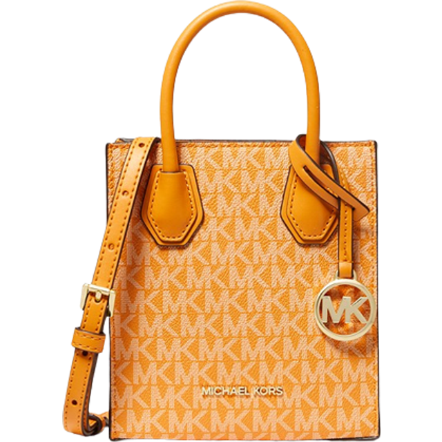 Michael Kors Mercer Extra Small Logo and Leather Crossbody