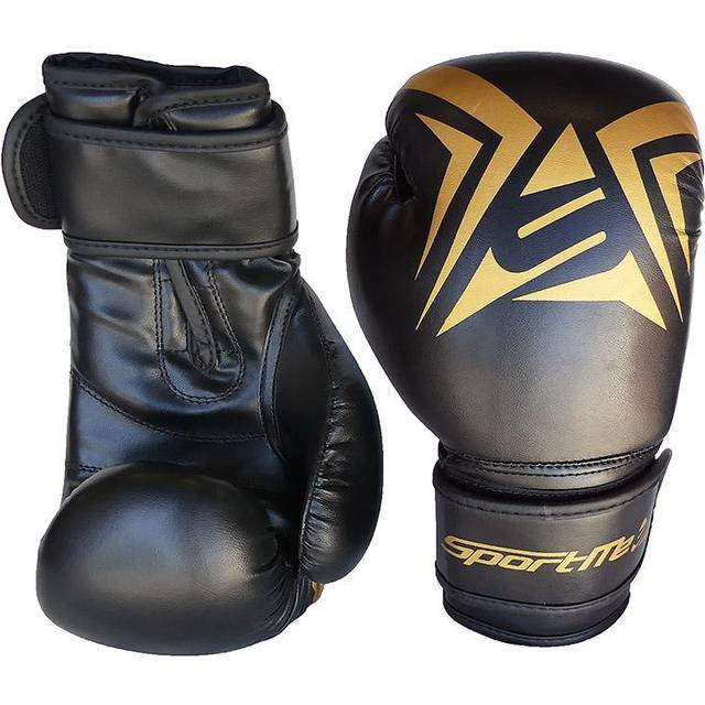 SportMe Boxhandske Gold Junior, black/gold, 12 oz