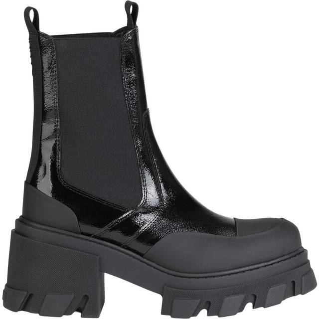 Ganni Ganni S1897 Mid Chelsea Støvle med hæl Kvinde Chelsea Boots hos Magasin