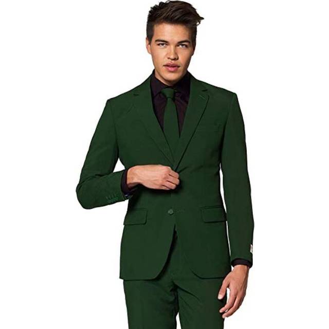 OppoSuits Glorious Suit Dark Green Green size 56
