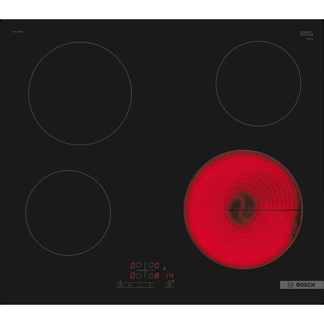 Bosch Pke611bb2e Vitroceramic Hob 60 Cm 4 Burners Red