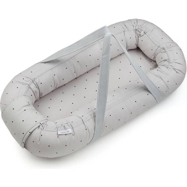 LIEWOOD Gro Babynest Classic Dot Dumbo Grey - Multi