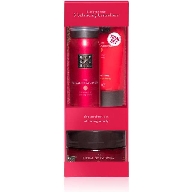 RITUALS Gift Set For Women from The Ritual of Ayurveda, Trial Set - With Indian Rose & Sweet Almond Oil - Soothing & Nourishing Properties