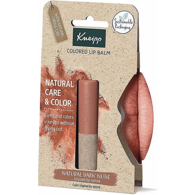 Kneipp Natural Colored Lip Balm Dark Nude BarevnA12 balzA m na rty