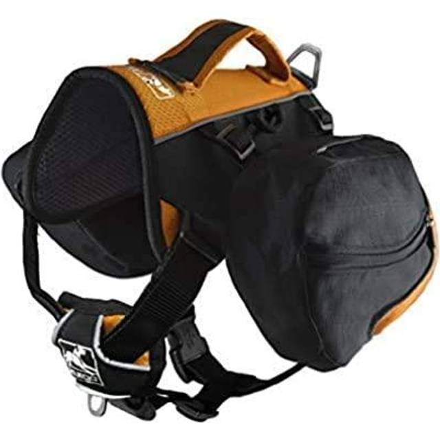Kurgo Baxter Klövjeväska Black/Orange (22-50 kg)