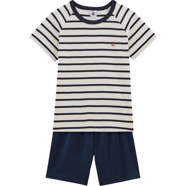Organic Cotton Short Pyjamas in Heart Print - 4Y (102CM)