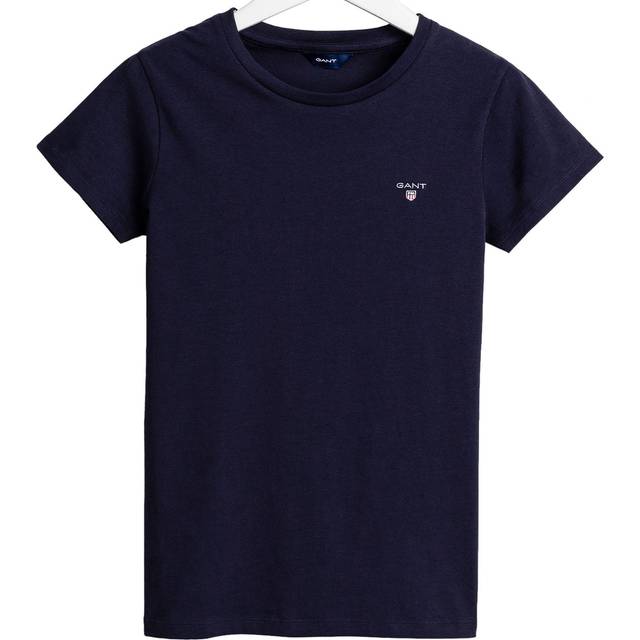 GANT T-shirt - Original Fitted - Vit - GANT - 7-8 år (122-128) - T-shirt