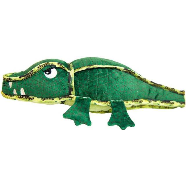 Xtreme Seamz Alligator Squeaky Dog Toy - Reinforced Dense Stuffing Plush Toy