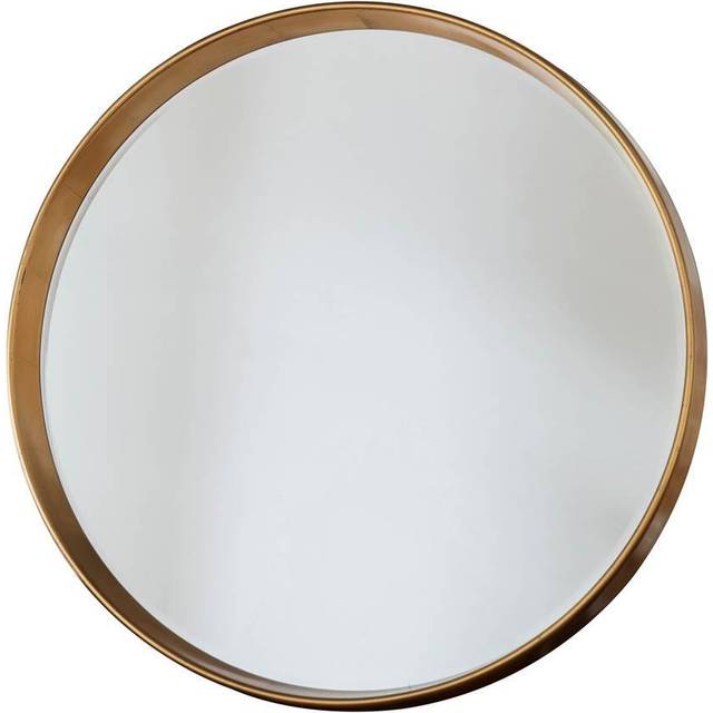 Gallery Harvey Round Mirror, 95x95cm, Gold