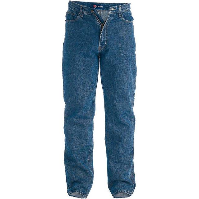 (38XL, Stonewash) Duke Mens Rockford Tall Comfort Fit Jeans