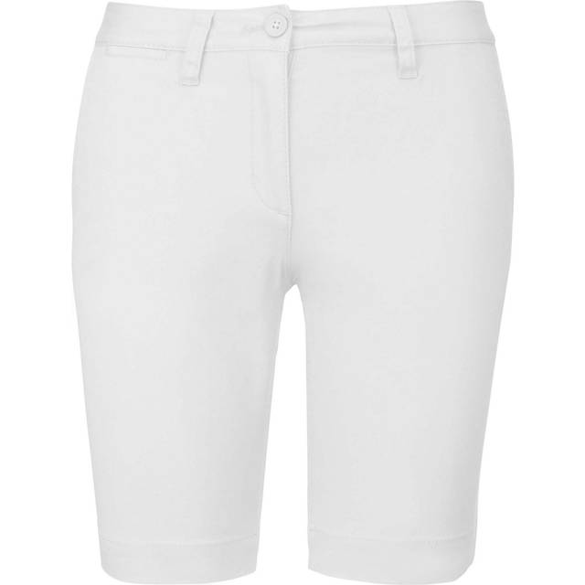 (14 UK, Fine Grey) Kariban Womens/Ladies Chino Bermuda Shorts