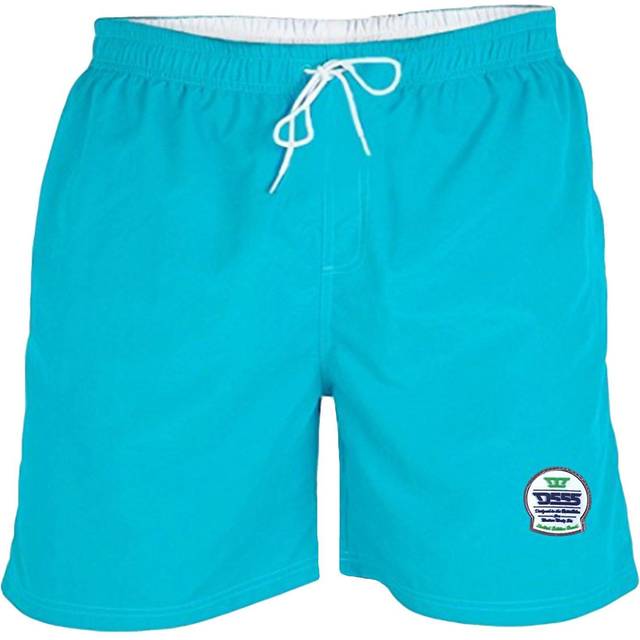 Size 5Xl Mens D555 Royal Blue Full Length Swim Shorts Big & Tall - 5XL