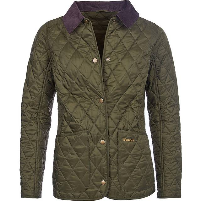 Barbour Annandale Quilted Jacket - Green, Green, Size 14, Women