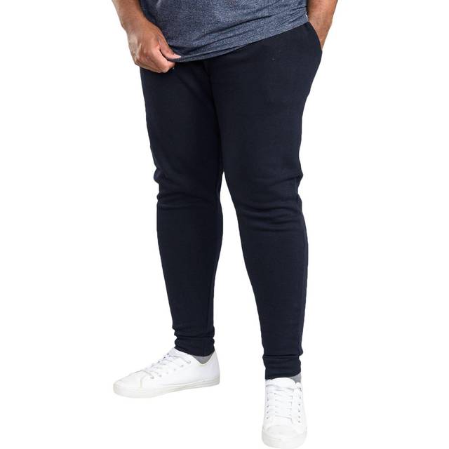 (5XL, Navy) Duke Mens Big Tall King Size Brandon Cuffed Joggers Jogging Bottoms