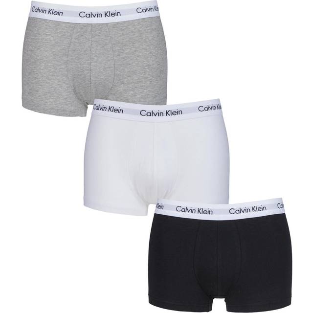 Calvin Klein Low Rise Cotton Stretch Trunks, Pack of 3