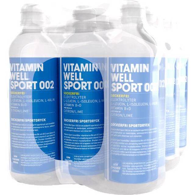 12 X Vitamin Well Sport 500 Ml 002 - Lemon Lime (sockerfri)
