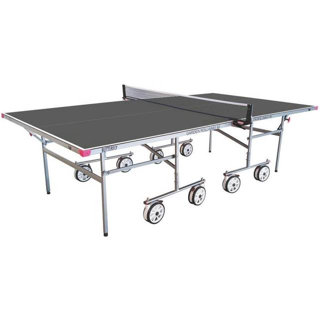 Butterfly Garden 40 Rollaway 4mm Outdoor Table Tennis Table (Grey)