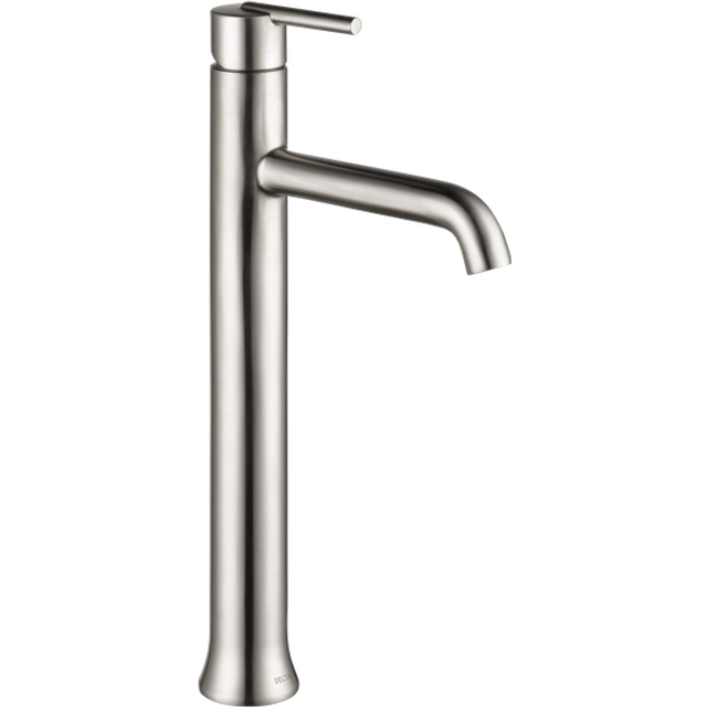 Delta Faucet Trinsic Vessel Sink Faucet  Single Hole Bathroom Faucet