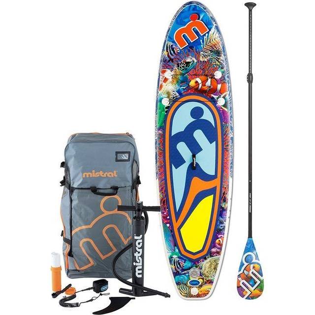 Uppblåsbar SUP Mistral Coral 10'5, 320 x 79 x 12 cm + paddel + handpump + transportväska + reparationssats
