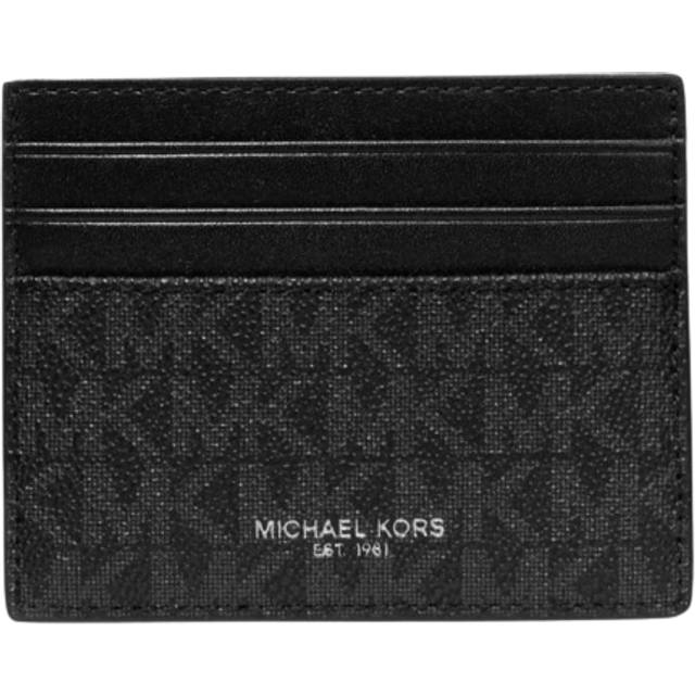 Michael Kors for man. 39F9LGYD2B Greyson Large Cardholder with logos black (OSFA), Casual, Canvas