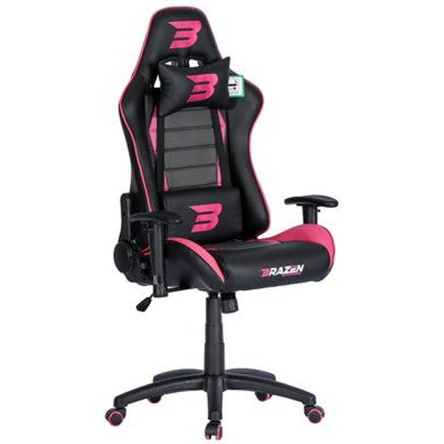 Brazen Gaming Chairs - BraZen Sentinel Elite pc Gaming Chair - Pink - Pink