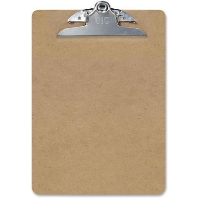 Officemate 83500 Rec Wood Clipboard  Ltr  9-Inch x12-1/2-Inch   Brown