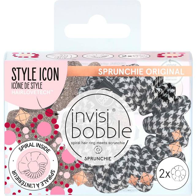 Invisibobble Guldhårig och kycklingfot Sprunchie X2 - hushår flicka begränsad upplaga brittisk kunglig - stor elastisk - presentidé för flickor