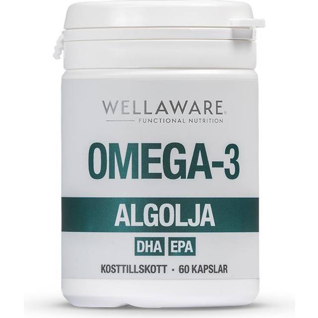 WellAware Vegansk Omega-3 Algolja 60 st kapslar