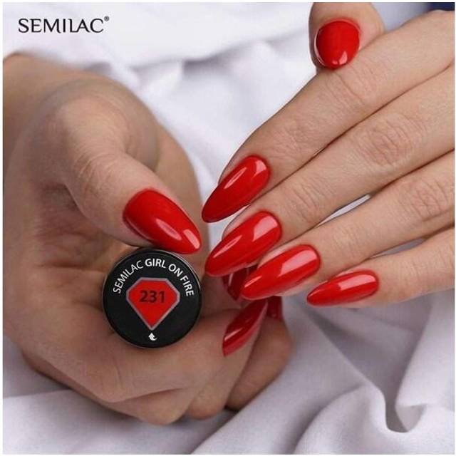 Semilac Semilac Semilac Hybrid nail polish 231 Girl on Fire