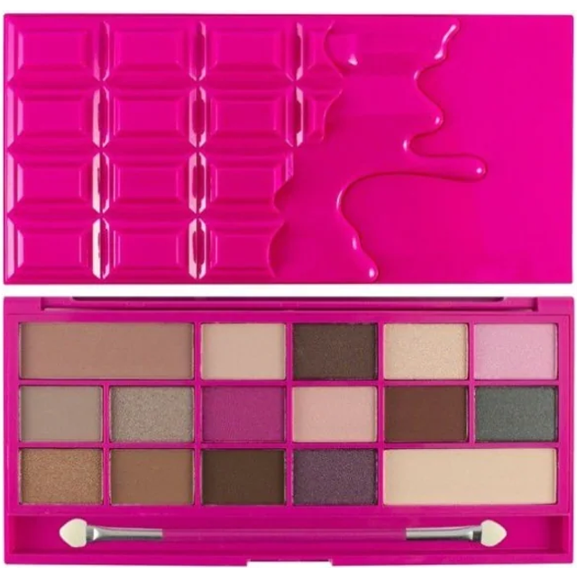 I Heart Revolution Love Chocolate Eyeshadow Palette 16 Shades 22g
