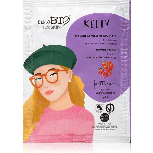 PuroBIO Kosmetik Alginat Ansigtsmaske 07 Røde Frugter