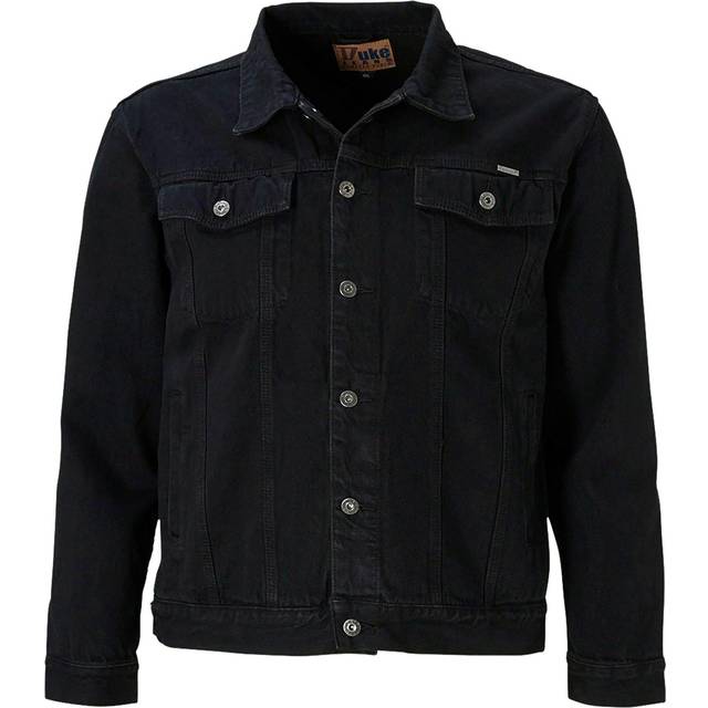(1XL, Stonewash) Duke Mens Kingsize Western Trucker Style Denim Jacket
