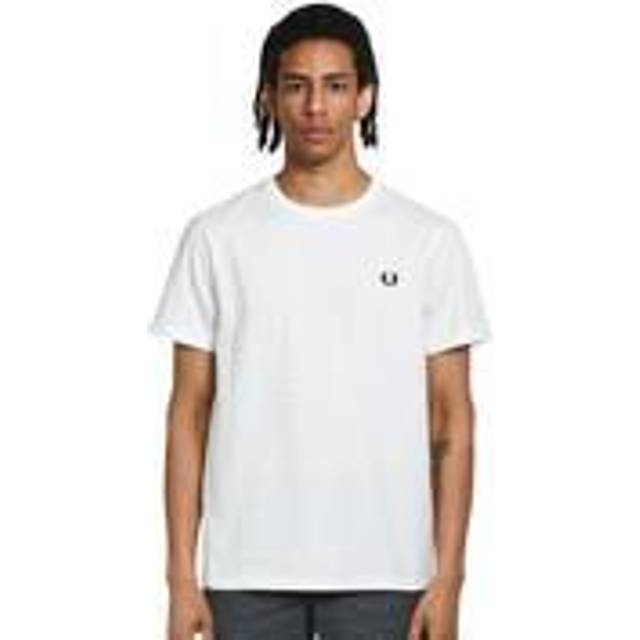 Round neck T-shirt Fred Perry - Blanc - 2XL