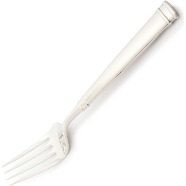 Fortessa Bistro 18/10 Stainless Steel Flatware Serving Fork  9-Inch  Silver