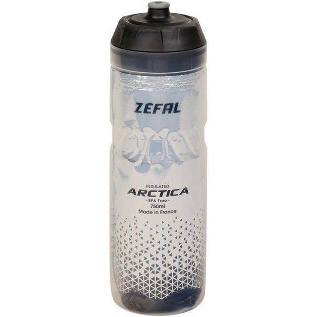 Zefal Arctica 75 750ml Bottle - Silver / Black - Black/silver