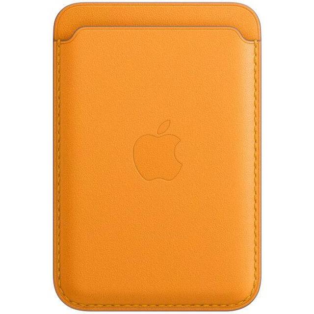 Apple iPhone Leather Wallet with MagSafe - Orange