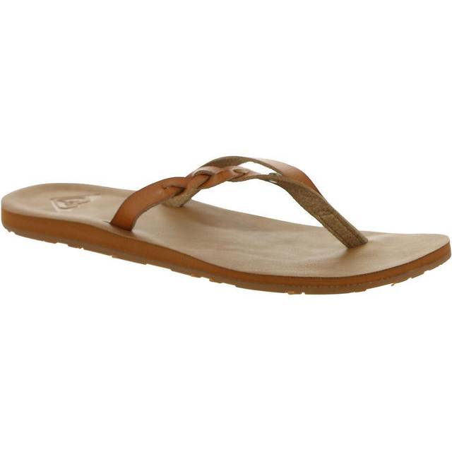 Roxy Women's LIZA FLIP FLOP SANDAL  Tan/Brown 21  8