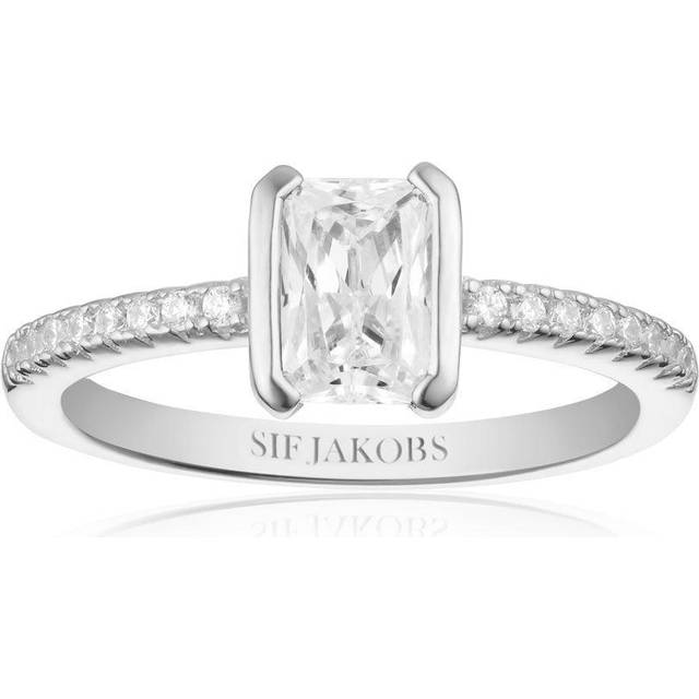 Sif Jakobs Roccanova Piccolo sølv ring med hvide cubic zirkonia