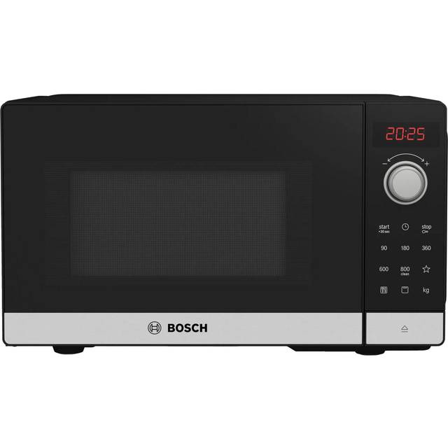 Bosch FEL023MS2B Serie 2 800W 20L Freestanding Microwave And Grill - Black, Black