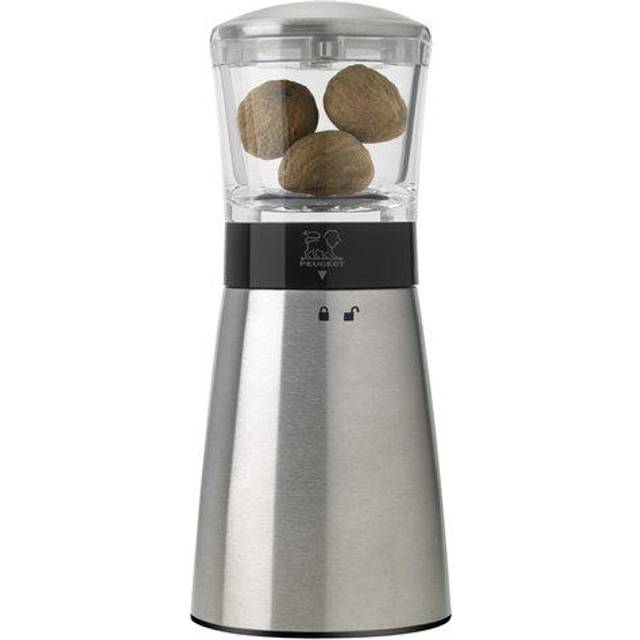 Peugeot Daman Nutmeg Mill 15 cm Stainless Steel - Steel Grinding Mechanism