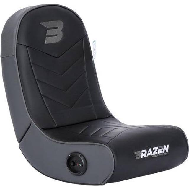 BraZen Predator 2.0 Surround Sound Gaming Chair - Floor Rocker- Grey