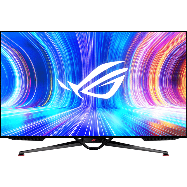 ASUS ROG Swift OLED PG42UQ - OLED-monitor - spel - 41.5" - 3840 x 2160 4K @ 138 Hz - 450 cd/m² - 135000:1 - HDR10 - 4xHDMI, DisplayPort - högtalare
