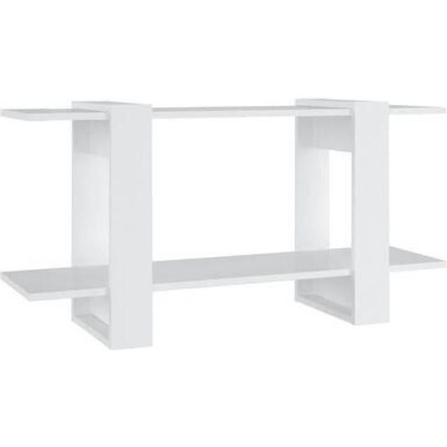 vidaXL Book Cabinet Black 100x30x51 cm Engineered Wood