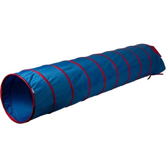 "Pacific Play Tents 20513 Kids 9-Foot Institutional Crawl Play Tunnel  9' x 22"""""""" Diameter  Blue/Red"