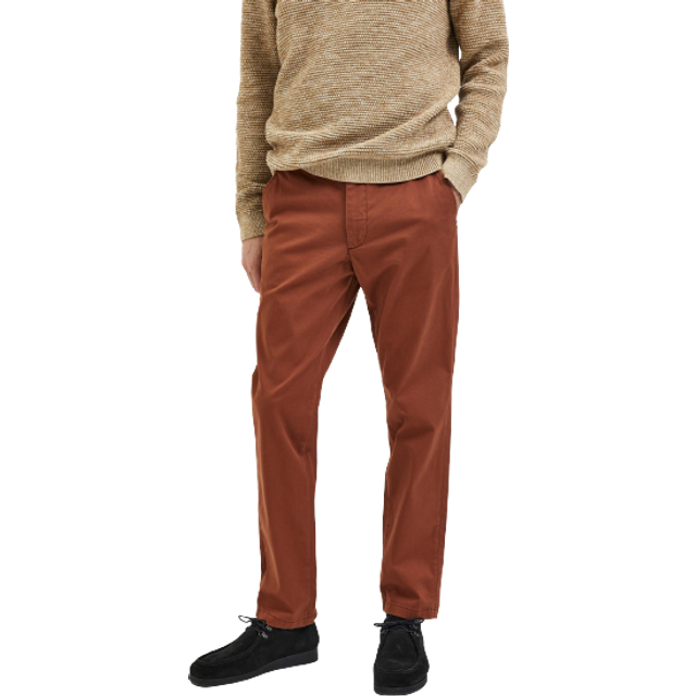 Selected Homme - Chinese pants Adjusté Terracotta 31 / 34L